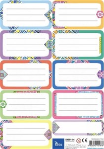 Obrazek Naklejki na zeszyty (25 ark.) KN001-04