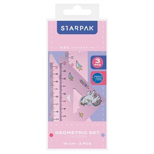 Obrazek Zestaw geometryczny Unicorn 3el