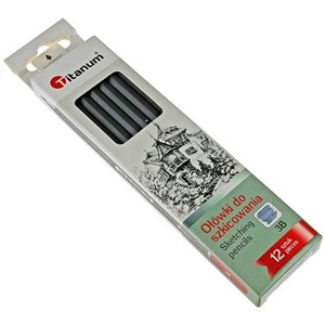 Obrazek Ołówki do szkicowania 3B 12szt