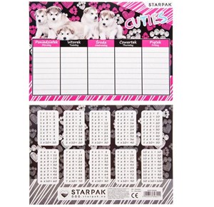 Picture of Plan lekcji Cuties pieski (25szt)