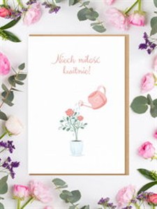 Obrazek Kartka ślubna Niech miłość kwitnie!