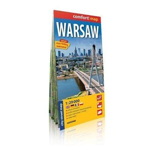 Obrazek comfort! map Warszawa (Warsaw) plan miasta