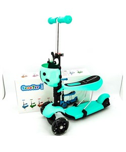 Obrazek Hulajnoga 3-kołowa 2w1