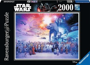 Obrazek Puzzle Star Wars Wszechświat 2000