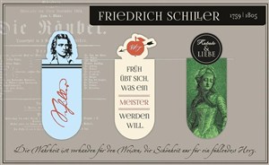 Obrazek Zakładki magnetyczne Friedrich Schiller 3 sztuki