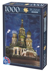 Obrazek Puzzle 1000 Rosja, Moskwa-Bazylika