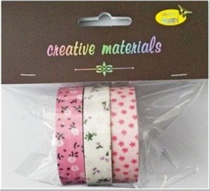 Obrazek Taśmy materiałowe gwiazdki 3szt