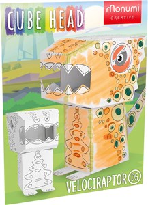 Picture of Dino Velociraptor Cube Head MCH000113