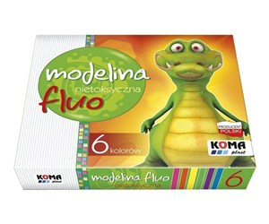 Obrazek Modelina fluo 6 kolorów