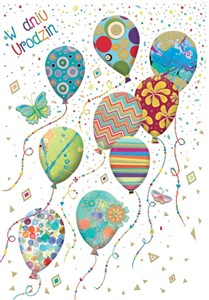 Picture of Kartka okolicznościowa Urodziny