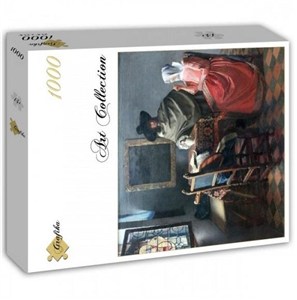 Obrazek Puzzle 1000 Kieliszek wina, Vermeer