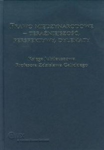 Obrazek Prawo międzynarodowe Teraźniejszość Perspektywy Dylematy Księga Jubileuszowa Profesora Zdzisława Galickiego