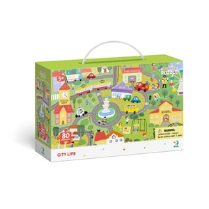 Obrazek Puzzle 80 obserwacyjne Życie w mieście DOP300135