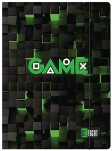 Picture of Teczka z gumką A4, 300 g/m2 Green Game - St.Right