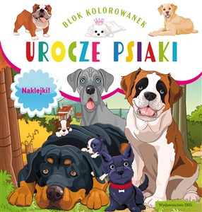 Obrazek Urocze psiaki. Blok kolorowanek + naklejki