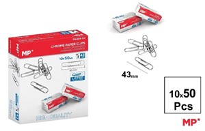 Picture of Spinacz srebrny 43mm 10x50szt