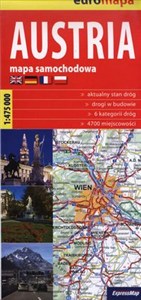 Obrazek Austria mapa samochodowa 1:475 000
