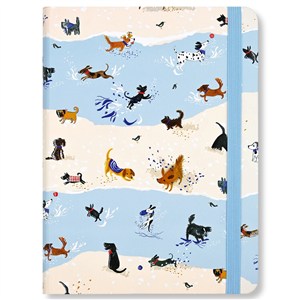 Obrazek Notatnik Midi Psie Zabawy 160 stron w linie Peter Pauper Press