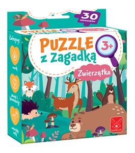 Obrazek Puzzle z Zagadką Zwierzątka 3+