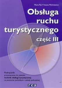 Obrazek Obsługa ruchu turystycznego podręcznik część 3 Technikum, szkoła policealna
