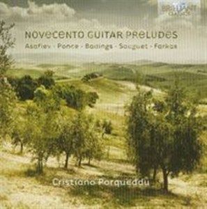 Obrazek Novecento Guitar Preludes Asafiev - Ponce - Badings - Sauguet - Farkas