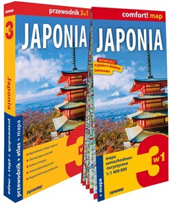 Obrazek Japonia 3w1: przewodnik + atlas + mapa