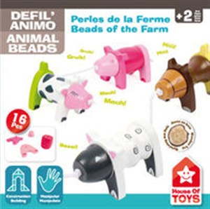 Obrazek Klocki do nawlekania Farma