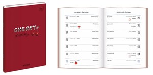 Picture of Kalendarz szkolny 2025/2026 B6 48 Cherry