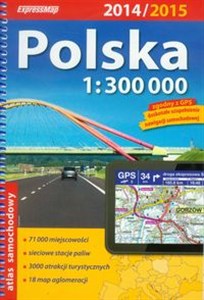 Obrazek Polska atlas samochodowy 1:300 000