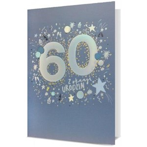 Picture of Karnet B6 Urodziny 60