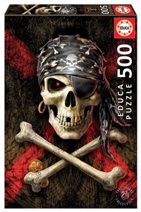 Obrazek Puzzle 500 Czaszka piracka G3