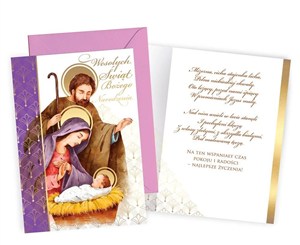 Obrazek Karnet Boże Narodzenie