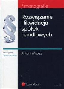 Picture of Rozwiązanie i likwidacja spółek handlowych