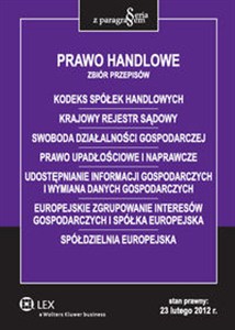 Picture of Prawo handlowe Zbiór przepisów