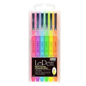 Obrazek Cienkopisy Neon 6 kolorów
