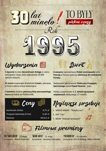 Picture of Karnet Urodziny 30