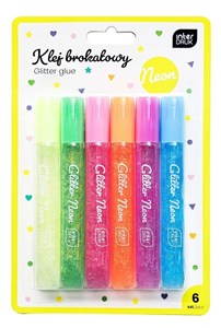 Picture of Klej do dekoracji brokatowy 6kol neon