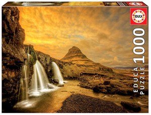 Obrazek Puzzle 1000 Wodospad Kirkjufellsfoss/Islandi G3