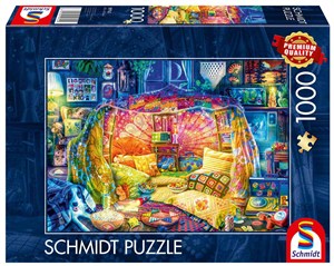 Obrazek Puzzle 1000 PQ Przytulna kryjówka 112737