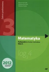 Obrazek Matematyka podręcznik dla klasy 3 liceum i tec