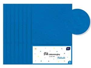 Picture of Filc dekoracyjny niebieski 8szt