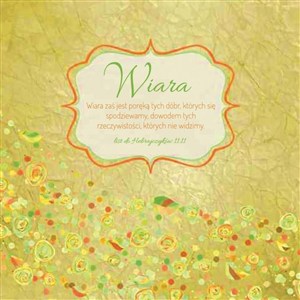 Obrazek Podstawka korkowa - Wiara