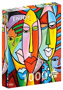 Picture of Puzzle 1000 Kolorowe twarze