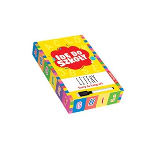 Picture of Litery. Karty do kaligrafii z pisakiem suchościeralnym; seria Idę do szkoły