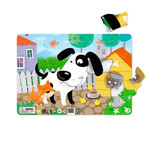 Obrazek Puzzle 21 ramkowe Szczeniak DOPR300182