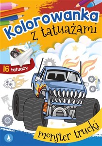 Obrazek Kolorowanka z tatuażami Monster trucki