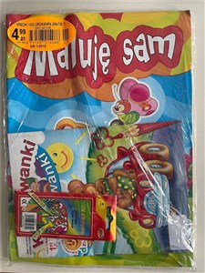Obrazek Maluję Sam + kolorowanka + kredki