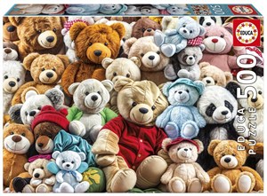 Obrazek Puzzle 500 Pluszowe misie