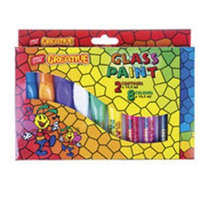 Obrazek Farby witrażowe 10x10,5 ml