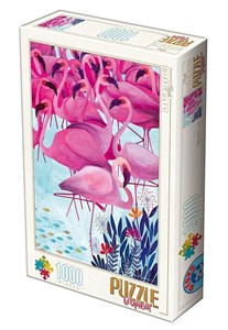 Obrazek Puzzle 1000 Andrea Kurti, Flamingi